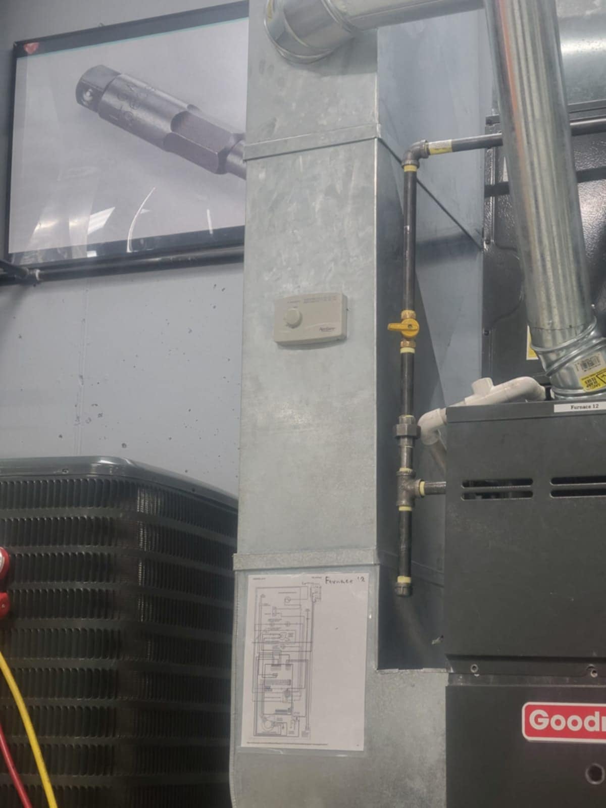 Properly installed furnace